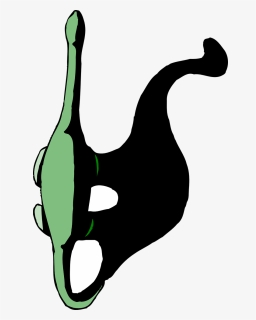 Top, View, Shadow, Dinosaur, Long, Neck, Tail, Ancient - Dinosaur Top View Vector, HD Png Download, Free Download