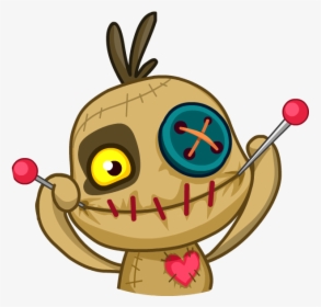 Doll Clipart Happy - Happy Voodoo Doll Cartoon, HD Png Download, Free Download