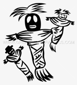 Drawing Line Art Visual Arts Clip Art - Voodoo Doll Black And White, HD Png Download, Free Download