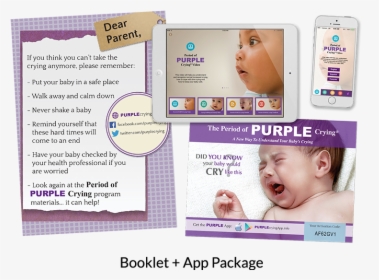 Purple Crying Pamphlet, HD Png Download, Free Download
