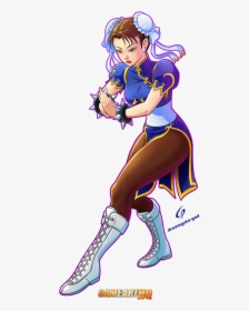 Fighter Drawing Video Game - Chun Li Game Character, HD Png Download, Free Download