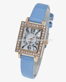 Rose Gold Square Watch With Stones For Ladies Women"s - Analog Watch, HD Png Download, Free Download