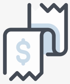 Receipt Dollar Icon - Receipts Icon In Euro, HD Png Download, Free Download