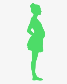 Silhouette Donna Incinta, HD Png Download, Free Download