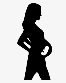 The Transition To Motherhood For Therapists - Transparent Pregnant Woman Clipart, HD Png Download, Free Download