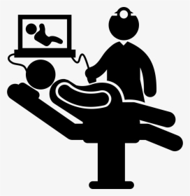 Ultrasound Of A Pregnant Woman - Patients Icons Png, Transparent Png, Free Download