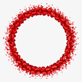 Heart Border Png - Heart Circle Border Png, Transparent Png, Free Download