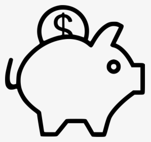 Piggy Bank Comments - Icon For Piggy Bank, HD Png Download, Free Download