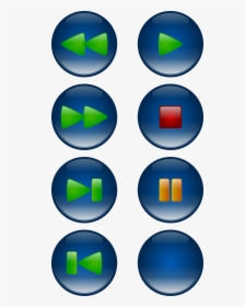 Media Buttons - Clip Art, HD Png Download, Free Download