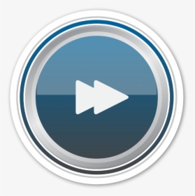 Fast Forward Button Sticker - Verkehrsschild 40, HD Png Download, Free Download