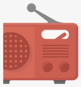 Radio Broadcasting Icon - Radio Flat Design Png, Transparent Png, Free Download