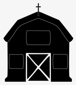 Church Black Icon Image - Barn Clipart Transparent Background, HD Png Download, Free Download