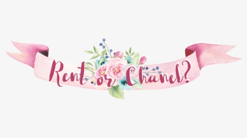 Transparent Chanel Png - Watercolor Flowers Pink Blue, Png Download, Free Download