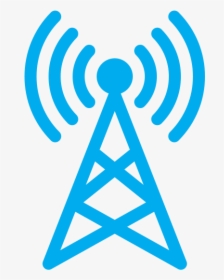 Blue Radio Antenna Icon, HD Png Download, Free Download
