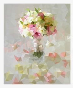 Low Poly Pastel Flower Poster 20"x24" - Bougainvillea, HD Png Download, Free Download