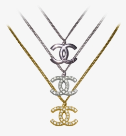 Image Of Chanel Cc Pendant Chain - Locket, HD Png Download, Free Download