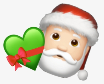 #christmas #emoji #santa #holidays - Christmas, HD Png Download, Free Download