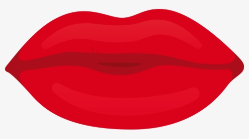 Lip Mouth Kiss Clip Art - Lip Gloss, HD Png Download, Free Download