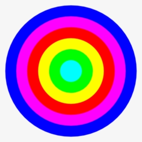 Rainbow Bullseye, HD Png Download, Free Download