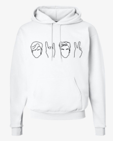 Hanes Ecosmart Hoodie White, HD Png Download, Free Download