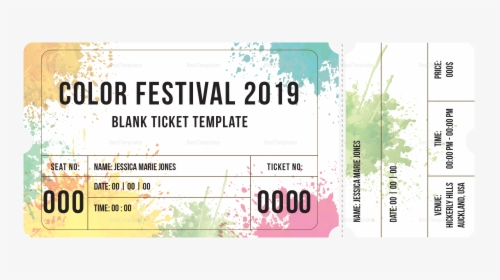 Blank Ticket, HD Png Download, Free Download