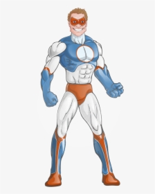 Villain Superhero Cartoon Vector Character Aka Mr - Buff Superhero Cartoon, HD Png Download, Free Download