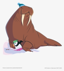Walrus And Puffin Reading - Scholastic Book Fair Arctic Adventure, HD Png Download, Free Download