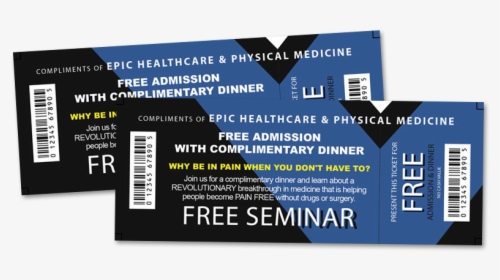 Event Tickets - Free Seminar - Event Ticket, HD Png Download, Free Download