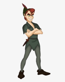 Peter Pan As A Villain - Cartoon, HD Png Download, Free Download