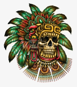 Jaguar Warrior Skull Stock Illustration - Download Image Now