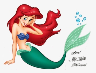 The Little Mermaid By Tulipan - Clip Art Disney Ariel Mermaid, HD Png Download, Free Download