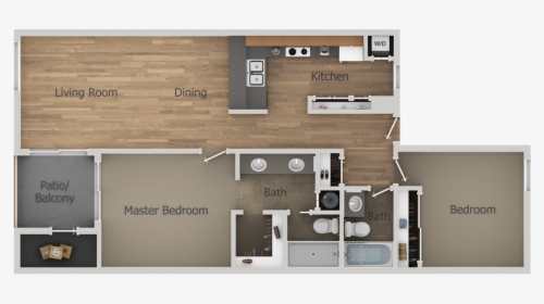 0 For The Floor Plan - Aztec Springs Apartments 🏡, HD Png Download, Free Download
