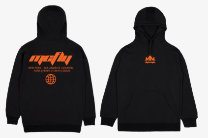 Image Of "mcfly Tour - Black Hoodie Mockup Front And Back Hd, HD Png Download, Free Download
