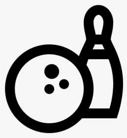 There Is A Bowling Ball With 3 Holes In It Sitting - Bowlingicon, HD Png Download, Free Download
