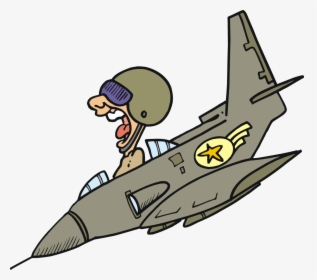 Jet Clipart Free Download - Cartoon Air Force Plane, HD Png Download, Free Download