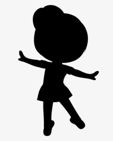 Human Photography - Little Girl Dancer Silhouette, HD Png Download, Free Download