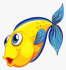 Fish Drawing Clip Art - Cartoon Fish No Background, HD Png Download, Free Download