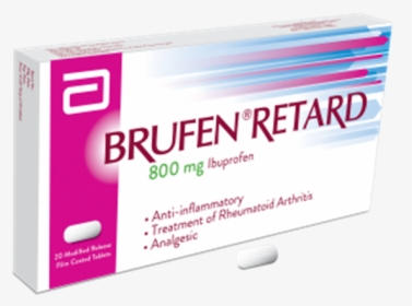 Picture Of Brufen Retard 800 Mg - Ibuprofen Retard 800 Mg, HD Png Download, Free Download