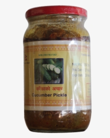 Kakro Ko Pickles- Cucumber Pickle - Garlic, HD Png Download, Free Download