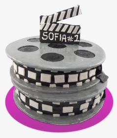 Torta Cinta De Cine - Birthday Cake, HD Png Download, Free Download