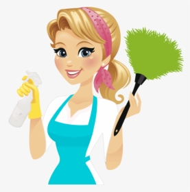 Cleaning Lady Vector - Cleaning Lady Clipart, HD Png Download, Free Download