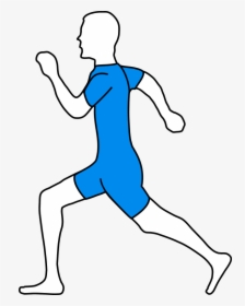Person Running Clipart - Draw A Running Man, HD Png Download, Free Download
