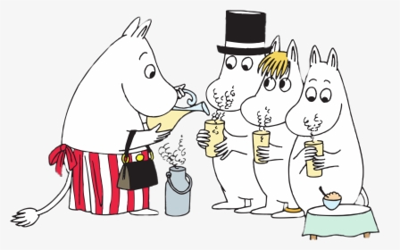 Moomin Family Drinking - Moomin Drinks, HD Png Download, Free Download