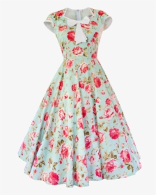 Vintage Clothing Dress Retro Style 1950s - Clipart Picture Of Sunday Dress, HD Png Download, Free Download