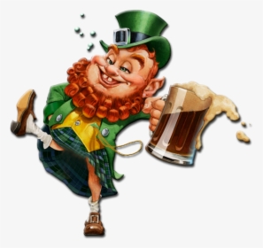 St Patrick Leprechaun Drunk , Png Download - St Patricks Leprechaun Drunk, Transparent Png, Free Download