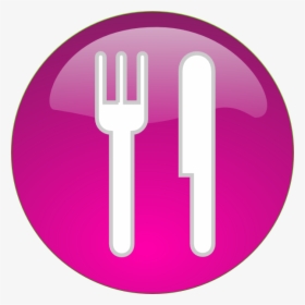 Silverware Clip Art At Vector Clip Art - Restaurant Symbol Circle, HD Png Download, Free Download