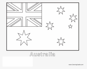 Colorsheet Flag Australia Main Image - Australian Flag To Colour, HD Png Download, Free Download