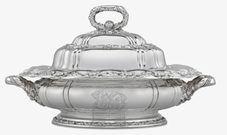 Chrysanthemum Sterling Silver Serving Dish By Tiffany - Silver Serving Dishes, HD Png Download, Free Download