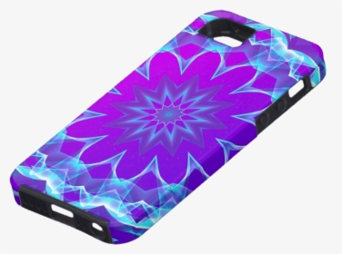 Abstract Violet Purple Glow Mandala, Psychedelic Stars - Mobile Phone Case, HD Png Download, Free Download