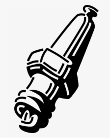 Vector Illustration Of Spark Plug Ignition System To - Hand, HD Png Download, Free Download